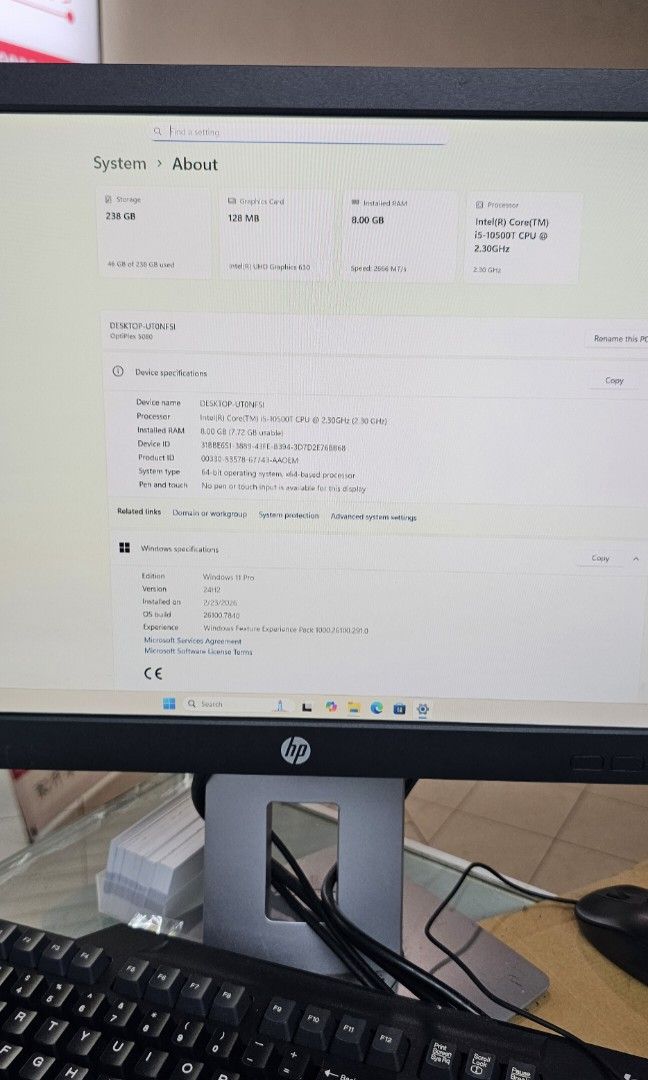 DELL DINI PC I5 10TH412324088828416000
