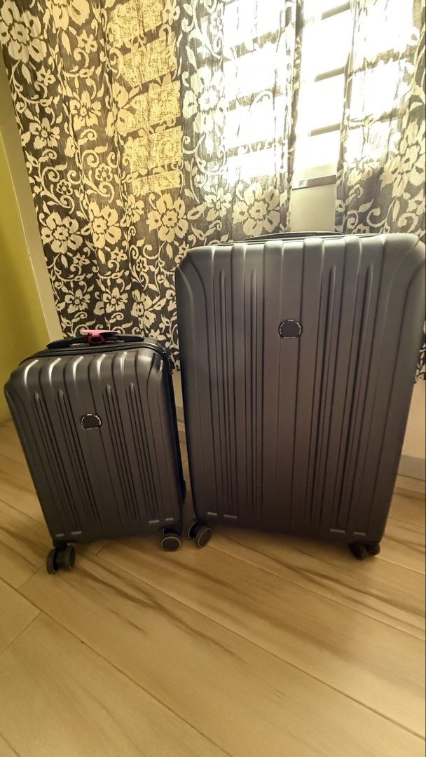 Delsey Luggage Set - Gray (Category: Luggage) located in Navotas City. Submitted by simplifylife01 (Listing ID 1428994258, Image 1). Description: Bought in Japan Used twice Selling in pair .