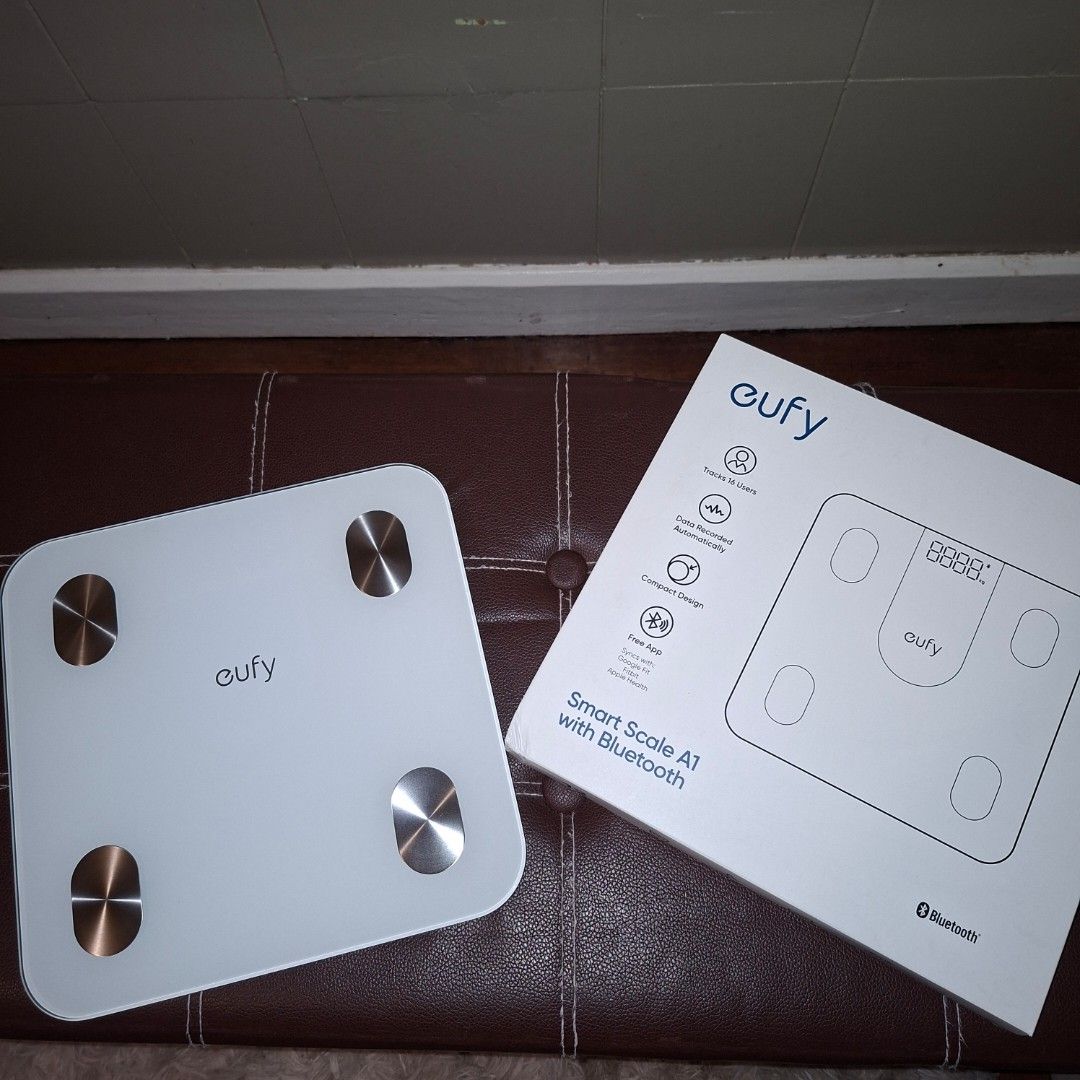 Eufy Smart Scale A1 with Bluetooth (Category: Health Monitors & Weighing Scales) located in Manila. Submitted by mr.fast (Listing ID 1429008473, Image 2). Description: This is available as long as this is posted/visible listing. You may message me with the answer to the following questions once you are fully decided to purchase, should you need further thinking and canvassing you may just save the listing for future reference. 1. Will you be pers
