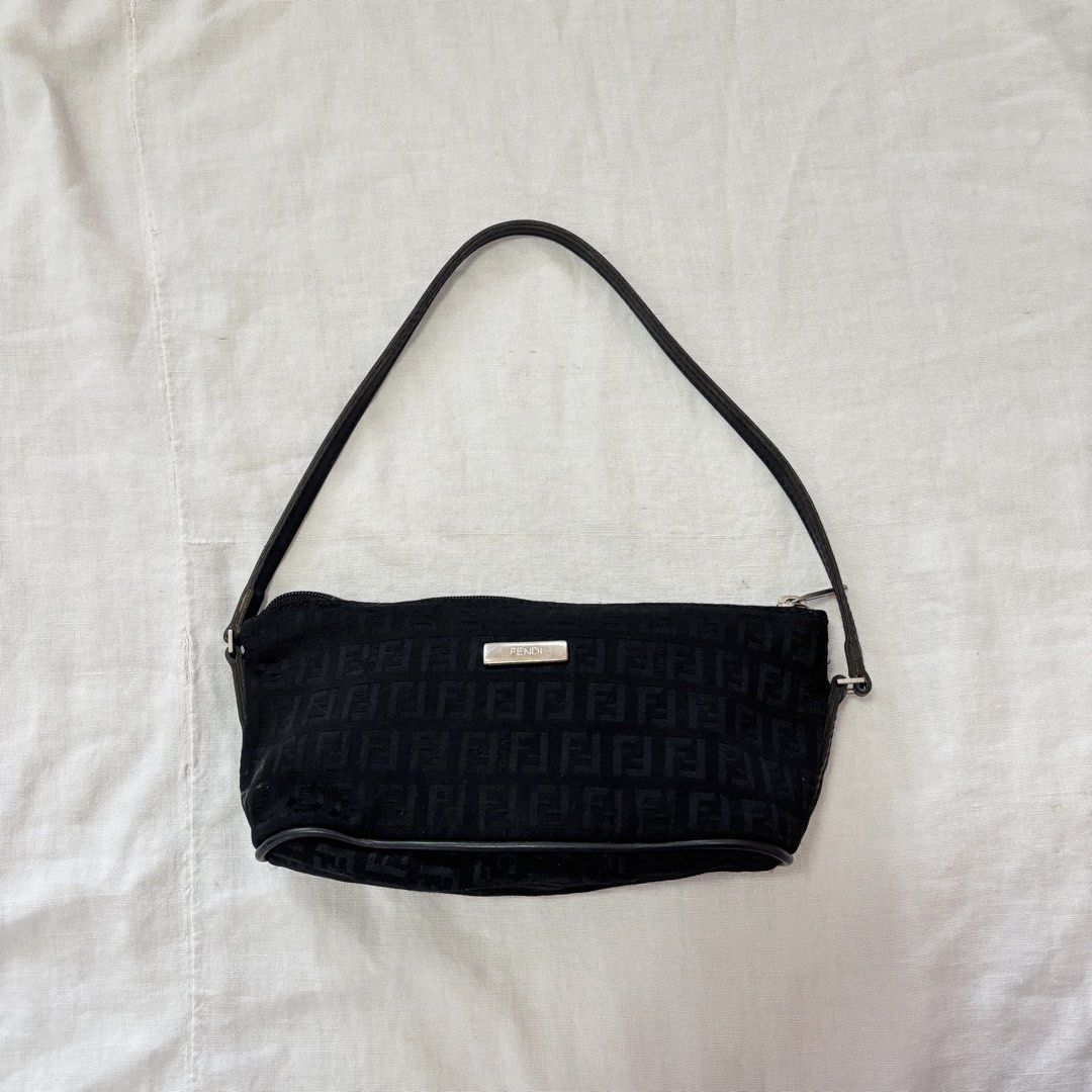 Fendi Black Pochette Bag (Category: Luxury Bags & Wallets) located in Cabuyao City. Submitted by nesse21 (Listing ID 1429000137, Image 1). Description: Black Fendi Pochette Bag No code Rfs: Decluttering Dm for details .