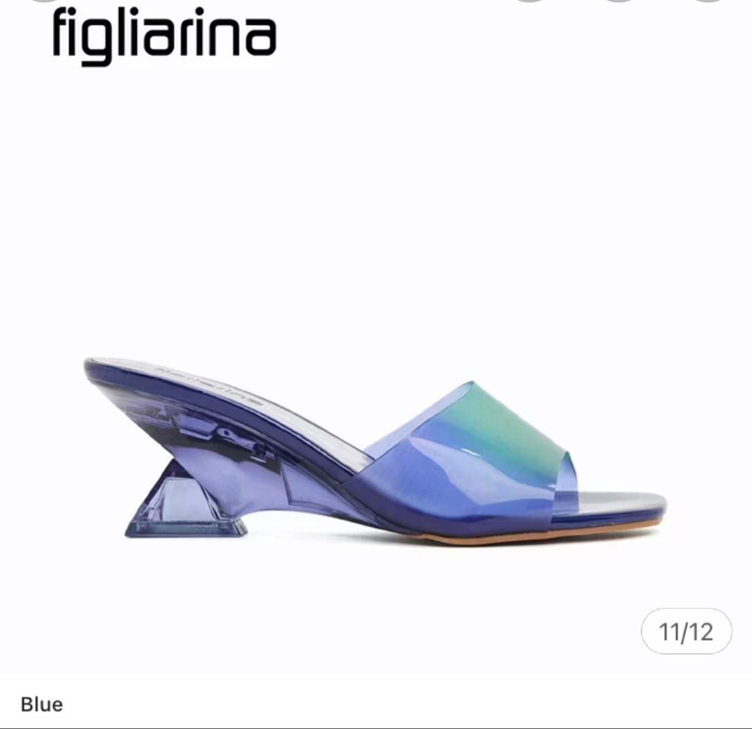 Figliarina Blue Transparent Heels (Category: Heels) located in Taguig. Submitted by cftbncs (Listing ID 1429127337, Image 1). Description: .