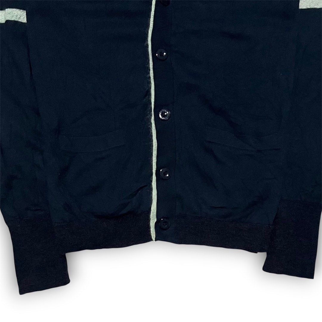 Fred Perry Knitted Cardigan (Category: Activewear) located in Davao. Submitted by lwndvo (Listing ID 1429098531, Image 3). Description: Fred Perry Knitted Cardigan Excellent UC Dimensions: Width: 20.5 Length: 27 Issue/s: Minor lints since knitted Price: 2,000+ shipping.