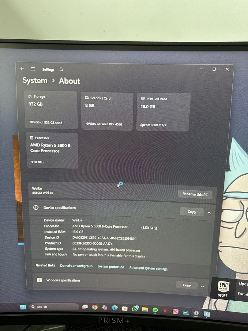 Full Gaming setup413249584225341444