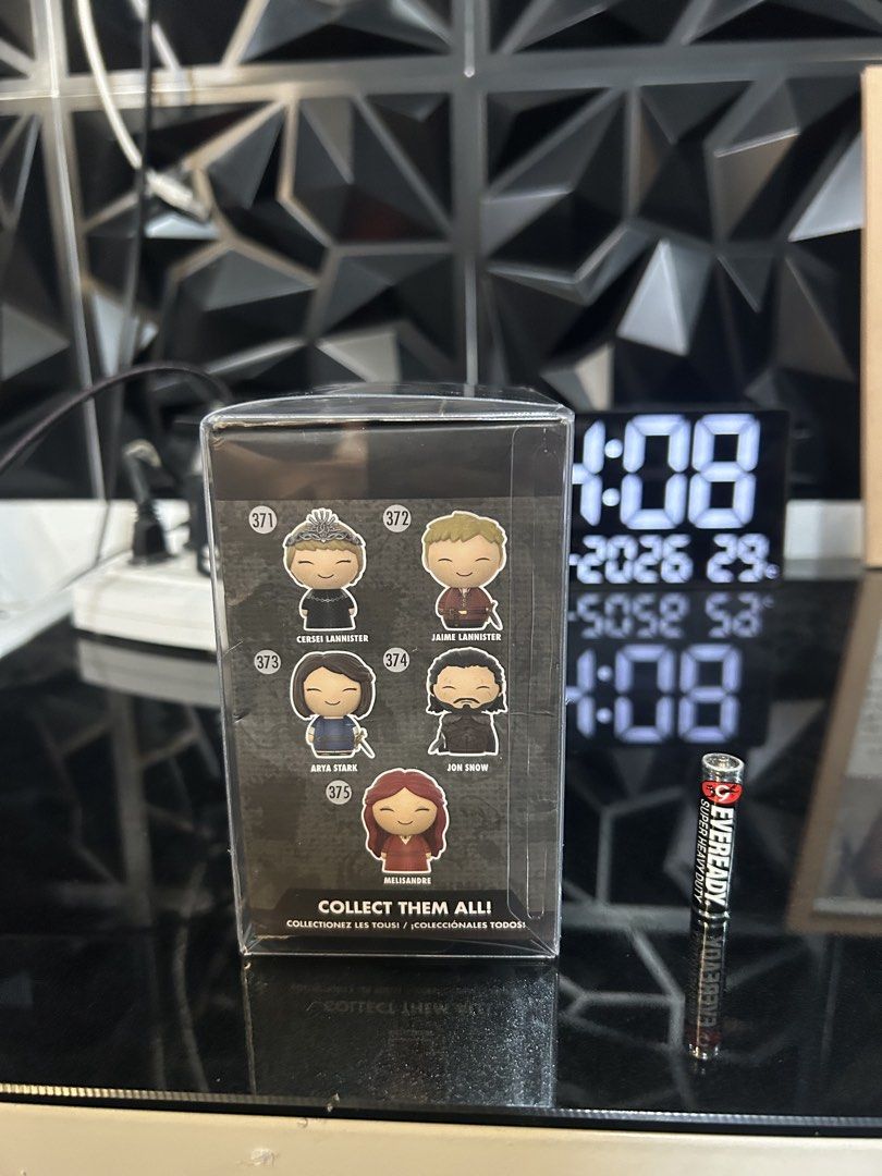 Game of Thrones Dorbz Cersei Lannister (Category: Designer & Blind Box Toys) located in General Trias. Submitted by aprilocampo0412 (Listing ID 1429062429, Image 2). Description: Game of Thrones Dorbz Cersei Lannister Comes with Dice protector Box condition 7/10 450 Loc Tanza Cavite.