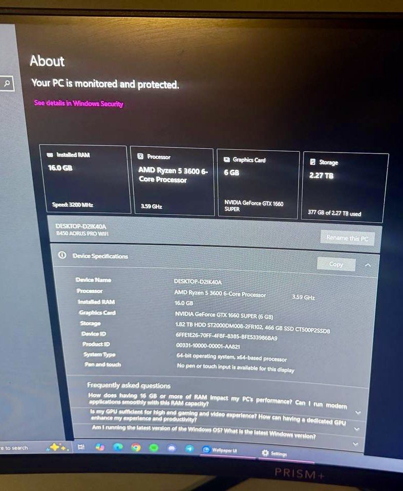 Gaming PC full setup412324864648161281