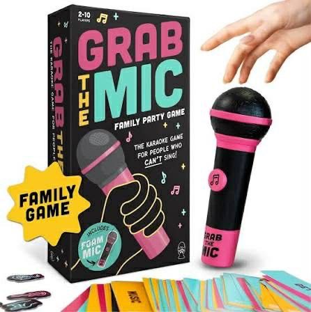 Grab the Mic (game) (Category: Microphones) located in Manila. Submitted by cozzyessentialshopph (Listing ID 1429023546, Image 1). Description: Item: Grab the Mic P550 only from P649 (summer sale) Benefits: 🌟 Form strong bond with family and friends 🌟 Create fun and interactions 🌟 build unity and collaborative efforts *Product color may slightly vary due to photographic lighting sources or your monitor settings. 📍 Loc: Ipil Bambang Manila 📍 