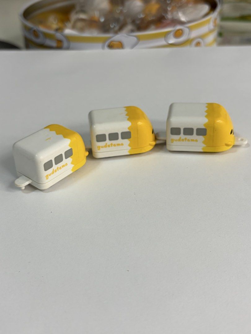 Gudetama Toy Train Set (Category: Vehicle & Diecast Models) located in San Juan City. Submitted by keysushii (Listing ID 1429112007, Image 3). Description: Smol lang sya.