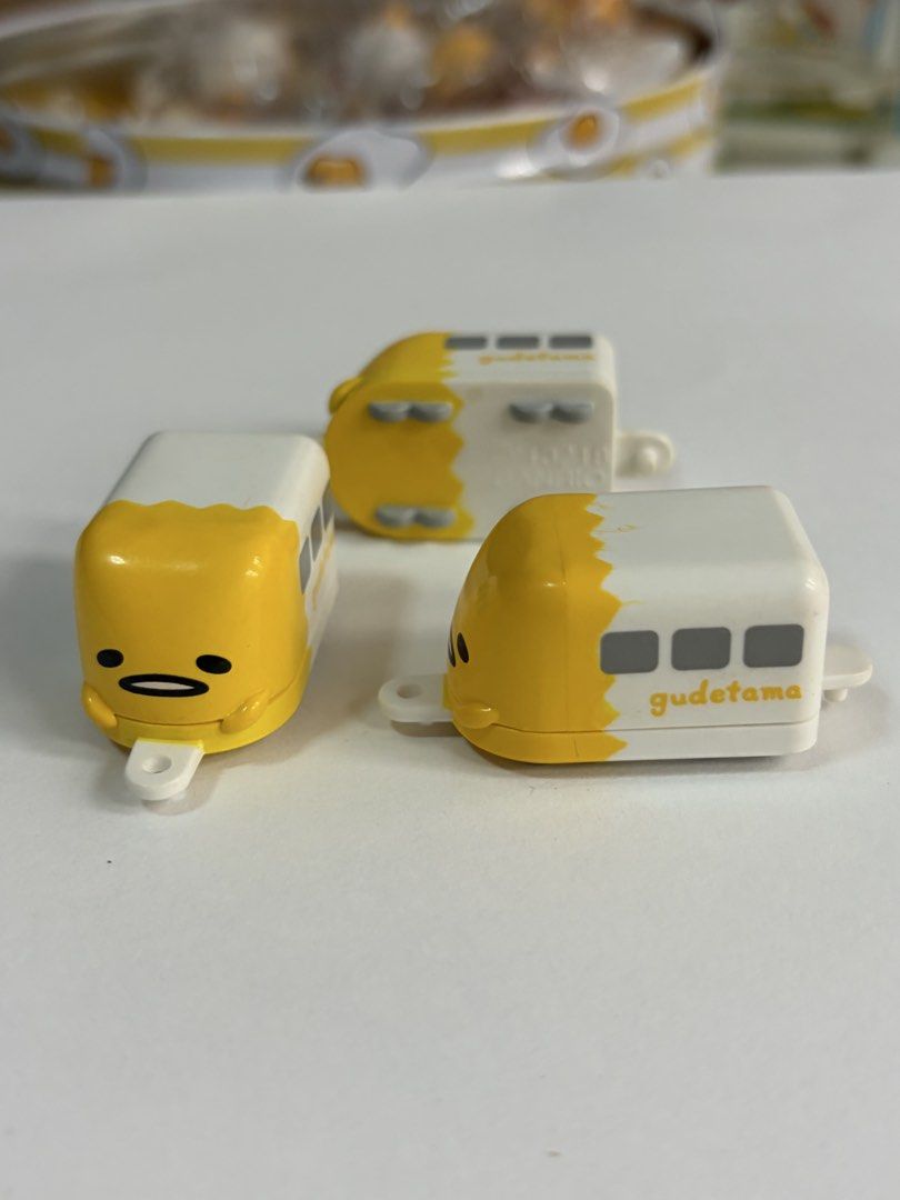 Gudetama Toy Train Set (Category: Vehicle & Diecast Models) located in San Juan City. Submitted by keysushii (Listing ID 1429112007, Image 1). Description: Smol lang sya.