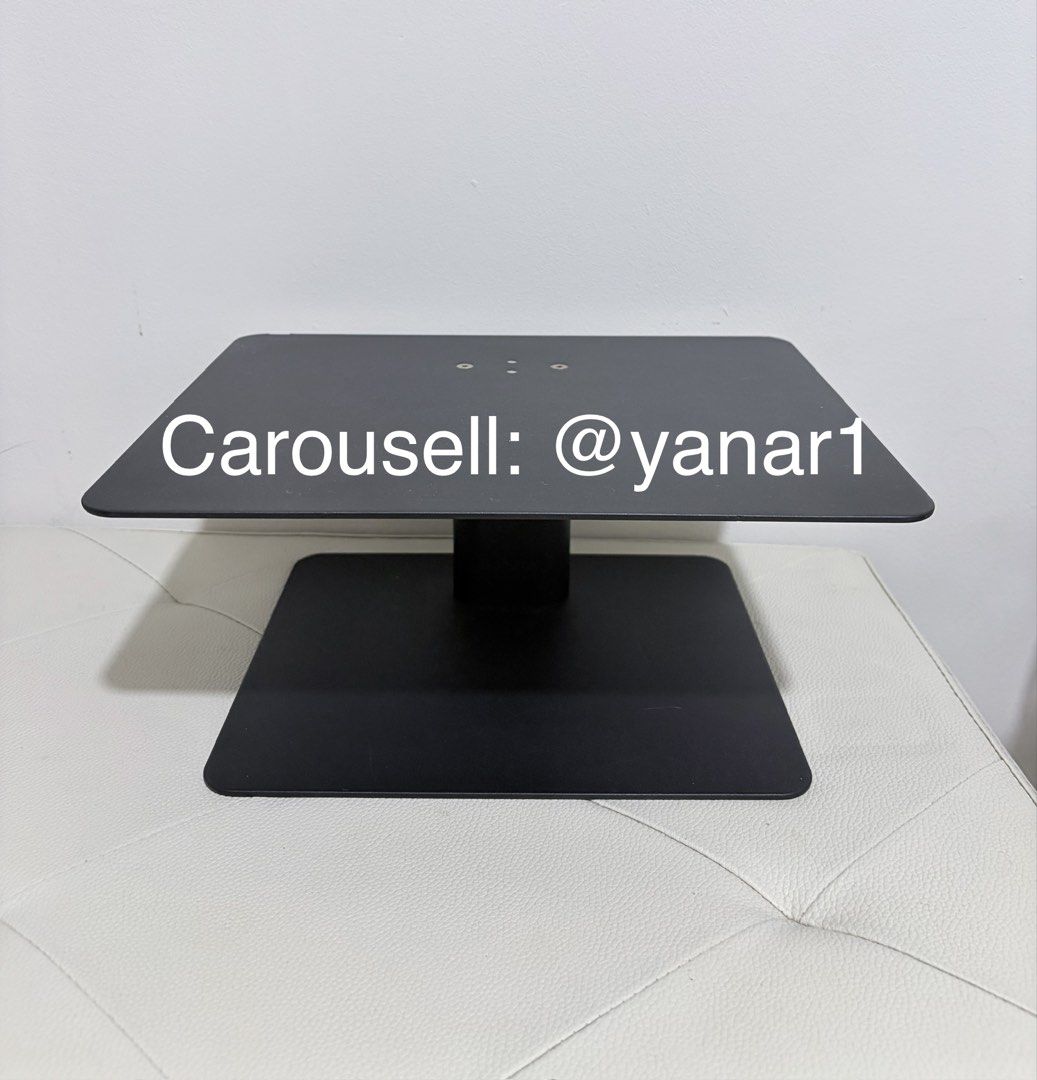 Heavy Duty Adjustable Monitor Stand Riser (Category: Other Accessories) located in Paranaque City. Submitted by yanar1 (Listing ID 1429081635, Image 1). Description: Heavy duty monitor stand riser - supports 15kg - adjustable height - made from high quality heavy metal Selling for Php7,219 at Shop ee Flaw: paint chips (see last 2 photos) Reason for selling: - decluttering Pickup at Arista Place, Paranaque.