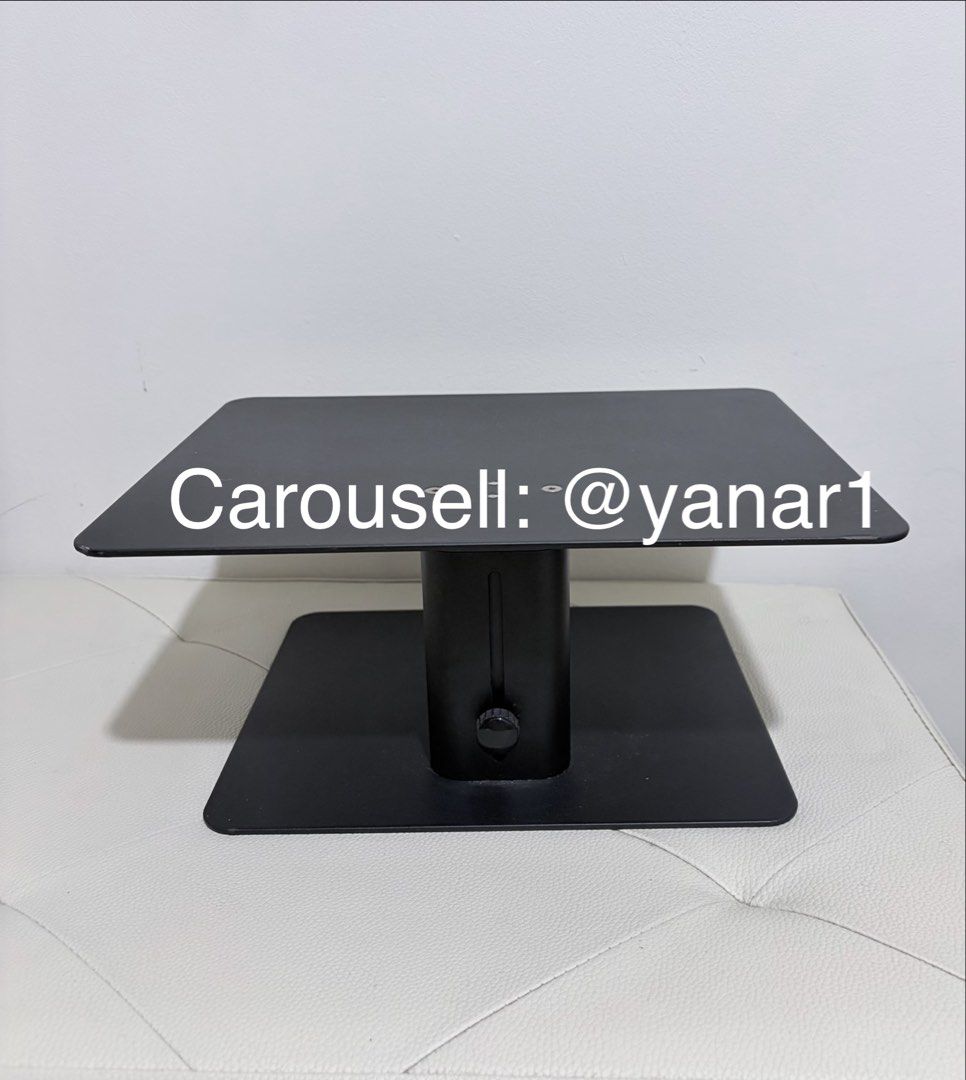 Heavy Duty Adjustable Monitor Stand Riser (Category: Other Accessories) located in Paranaque City. Submitted by yanar1 (Listing ID 1429081635, Image 3). Description: Heavy duty monitor stand riser - supports 15kg - adjustable height - made from high quality heavy metal Selling for Php7,219 at Shop ee Flaw: paint chips (see last 2 photos) Reason for selling: - decluttering Pickup at Arista Place, Paranaque.