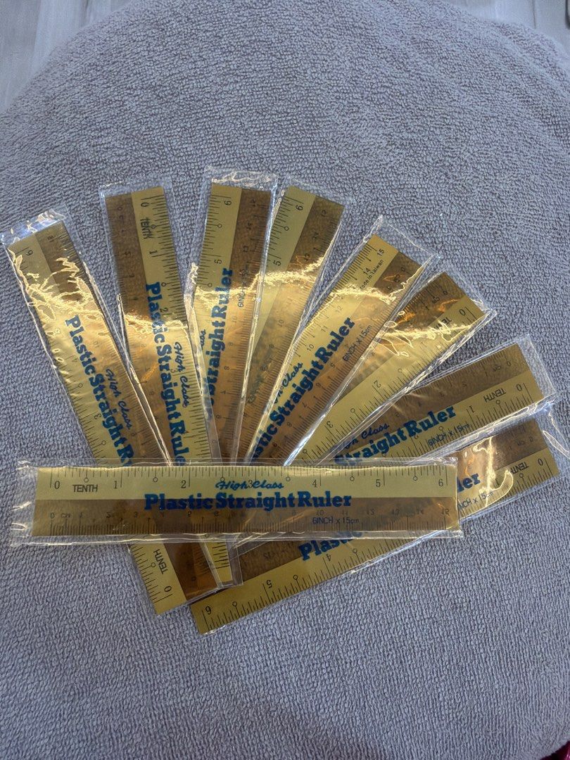 High Class Plastic Straight Ruler - 15cm, Hobbies & Toys, Stationery ...