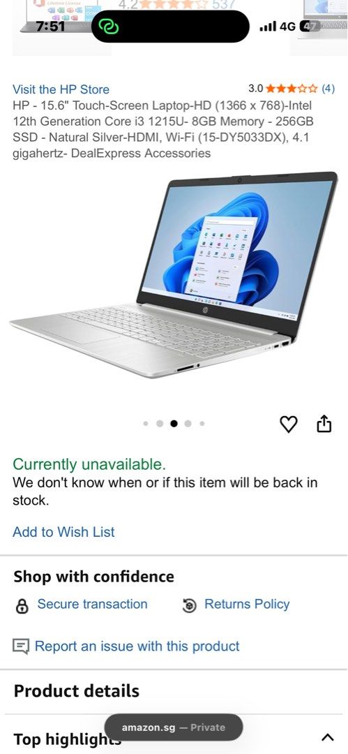 HP 15.6" Touch-Screen Laptop - Intel Core i3412331469429155842