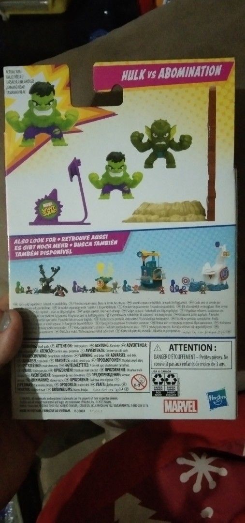 Hulk abomination toy (Category: Action & Battle Toys) located in Quezon City. Submitted by eidorableshop (Listing ID 1429102209, Image 2). Description: .