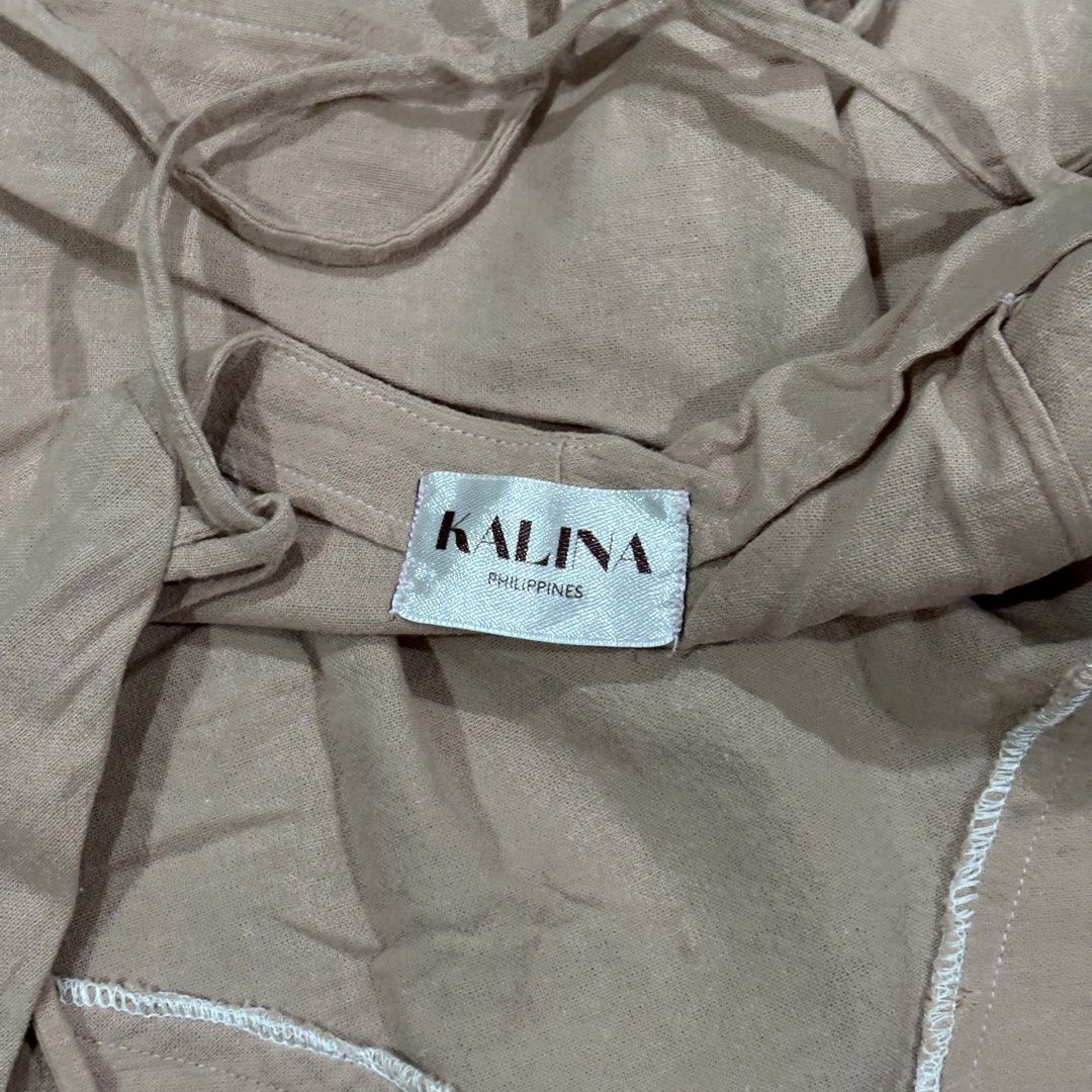 Kalina Strappy Backless Top (Category: Sleeveless) located in Quezon City. Submitted by closetpg (Listing ID 1429138822, Image 3). Description: Fits S-M size best Helping tags: araw the line, carino the brand, araw the brand, beyond collective, wear Anika.