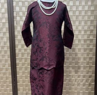 burgundy dress malaysia Boden Women's May Jersey Midi Dress in Purple