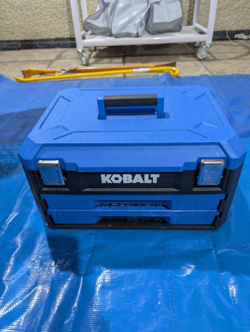 Kobalt 297 -Piece Mechanics Tool Set with Hard Case (Category: Everything Else Others) located in Quezon City. Submitted by geloboy10 (Listing ID 1429075779, Image 3). Description: ✅ Imported - US ✅ Brand New ⚠️ Opened Box for Picture Taking and Viewing Kobalt's 297-piece mechanic's tool set features a wide assortment of tools housed in a two-drawer blow-molded case. Reinforced joints help the case withstand the rigors of day-to-day use. Larger d