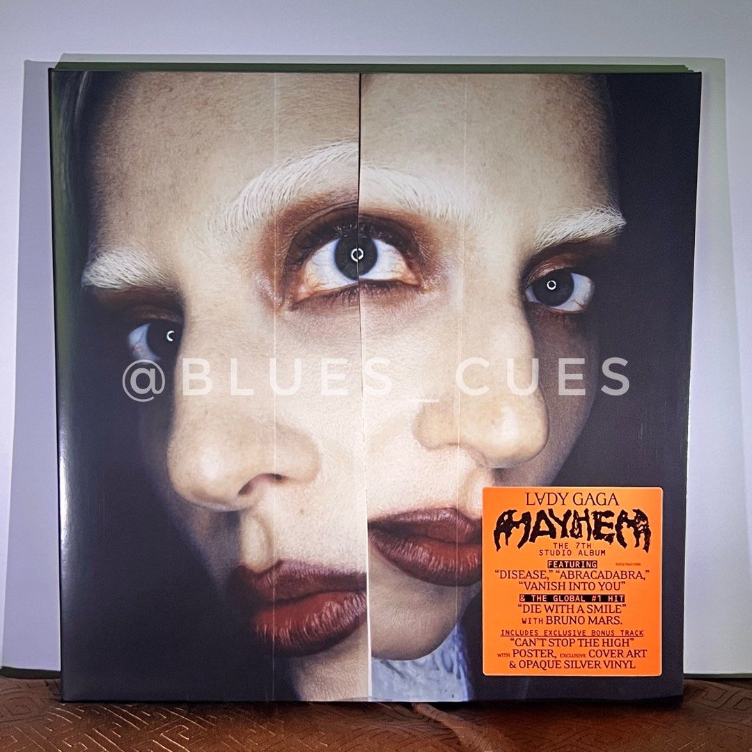 Lady Gaga - MAYHEM (Opaque Silver Vinyl) (Category: Vinyls) located in Manila. Submitted by blues_cues (Listing ID 1429054147, Image 1). Description: I’m a Little Monster. Lady Gaga Merch collector. Unsealed but kept in a thick vinyl sleeve to keep it protected from dust. 🆓 Vinyl Sleeve Location: Manila MOP: Gcash only..