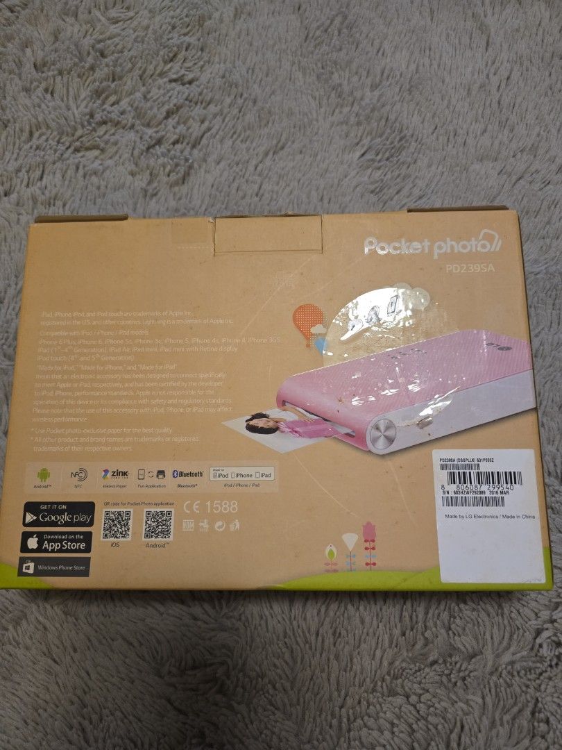 LG Pocket Photo PD239SA486679628072898561