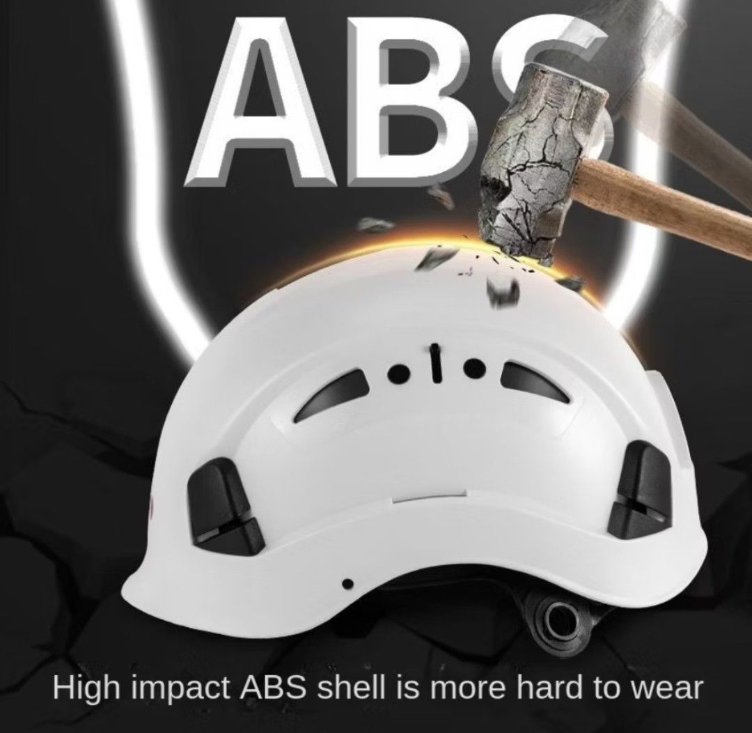 Logbuck Safety Helmet with Visor (Category: Construction Tools & Equipment) located in Calamba. Submitted by ashleyabags (Listing ID 1429050260, Image 1). Description: Logbuck safety helmet features a clear visor and adjustable straps for a secure fit. It has a high-impact ABS shell and is designed to be waterproof and breathable. The helmet includes air vents for ventilation. The design also includes a chin strap for added safety. The helmet is 