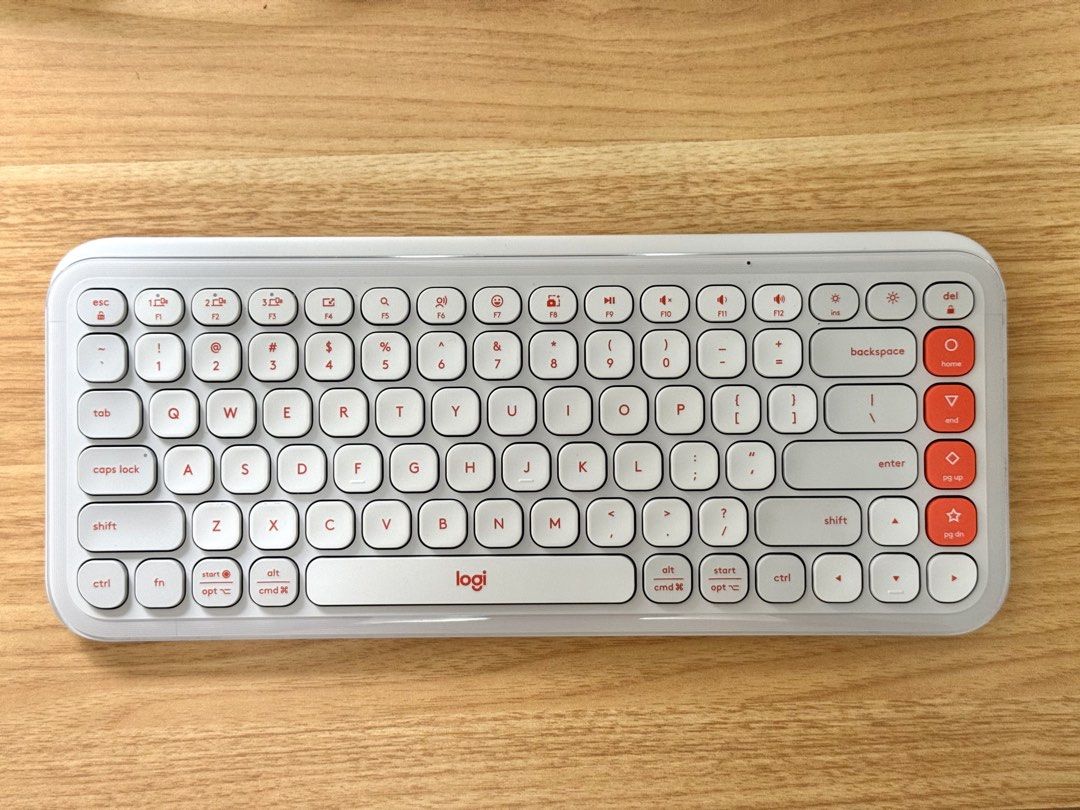 Logitech POP Icon Keys Wireless Bluetooth Keyboard (White)467381203502387200
