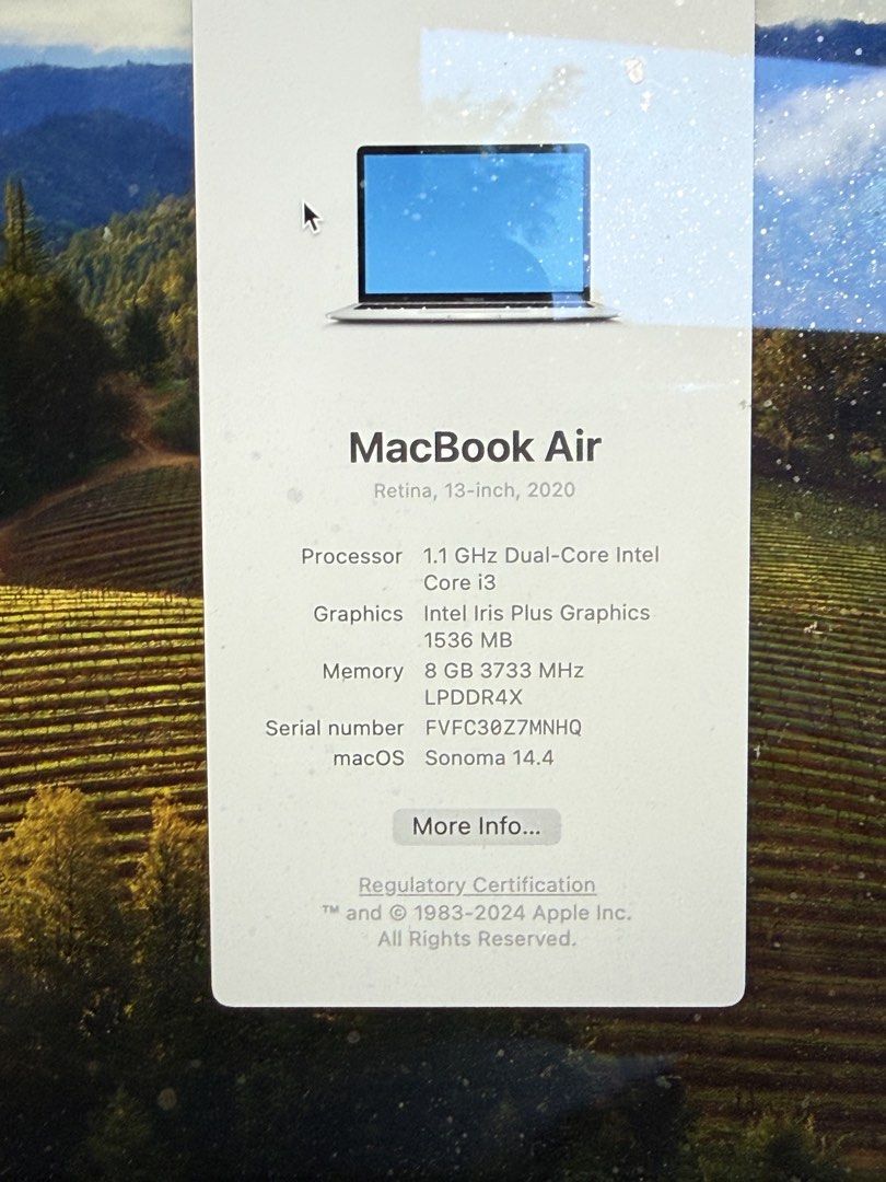 MacBook Air 13-inch 2020 - Intel Core i3