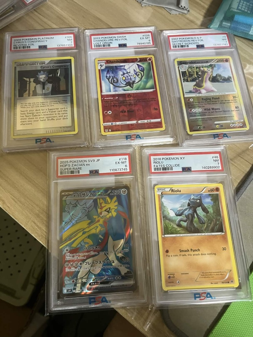 *mailing only* PSA 6/7 Pokemon Slabs, Hobbies & Toys, Toys & Games on ...