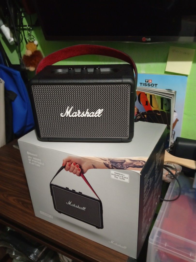 Marshall Kilburn II Bluetooth Speaker (Category: Soundbars, Speakers & Amplifiers) located in Caloocan City. Submitted by johnjoe4 (Listing ID 1429038711, Image 1). Description: Marshall Kilburn II Brand new condition Complete with box Not being used..