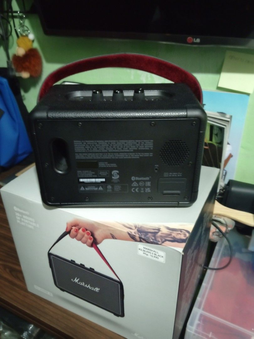 Marshall Kilburn II Bluetooth Speaker (Category: Soundbars, Speakers & Amplifiers) located in Caloocan City. Submitted by johnjoe4 (Listing ID 1429038711, Image 3). Description: Marshall Kilburn II Brand new condition Complete with box Not being used..