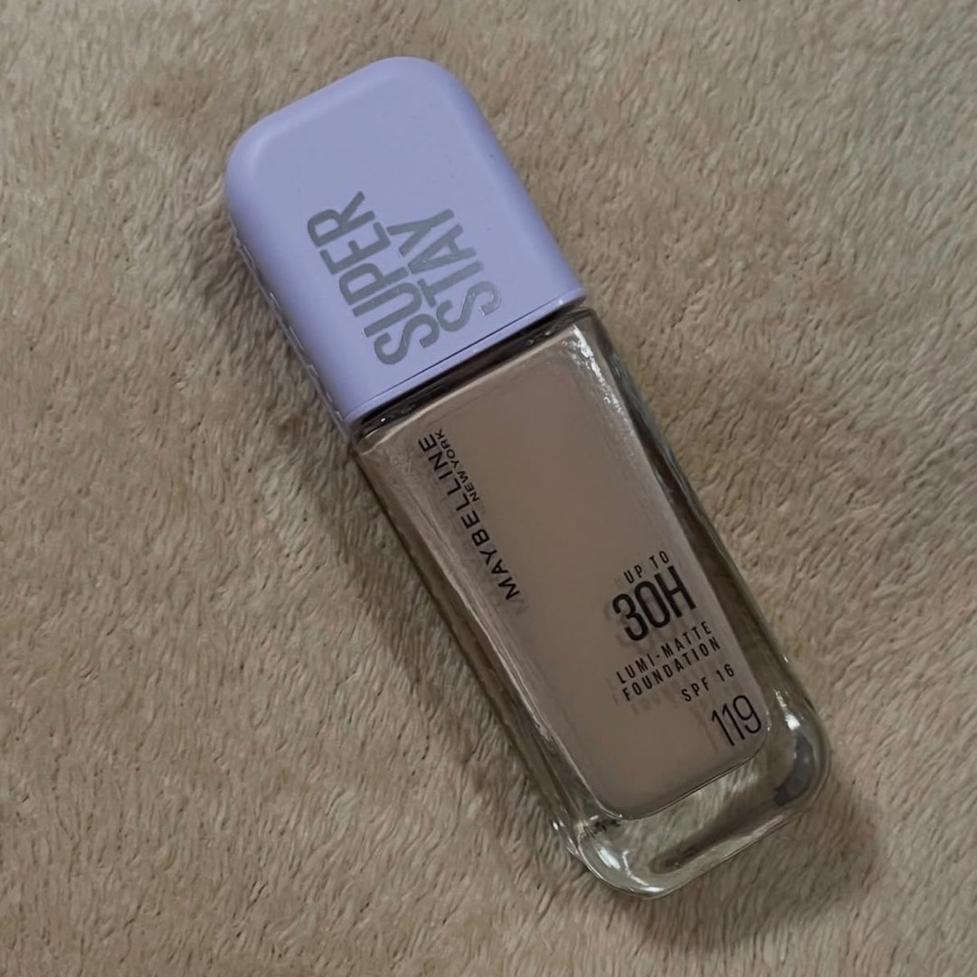 Maybelline Super Stay Lumi-Matte Foundation - 119, Beauty & Personal ...