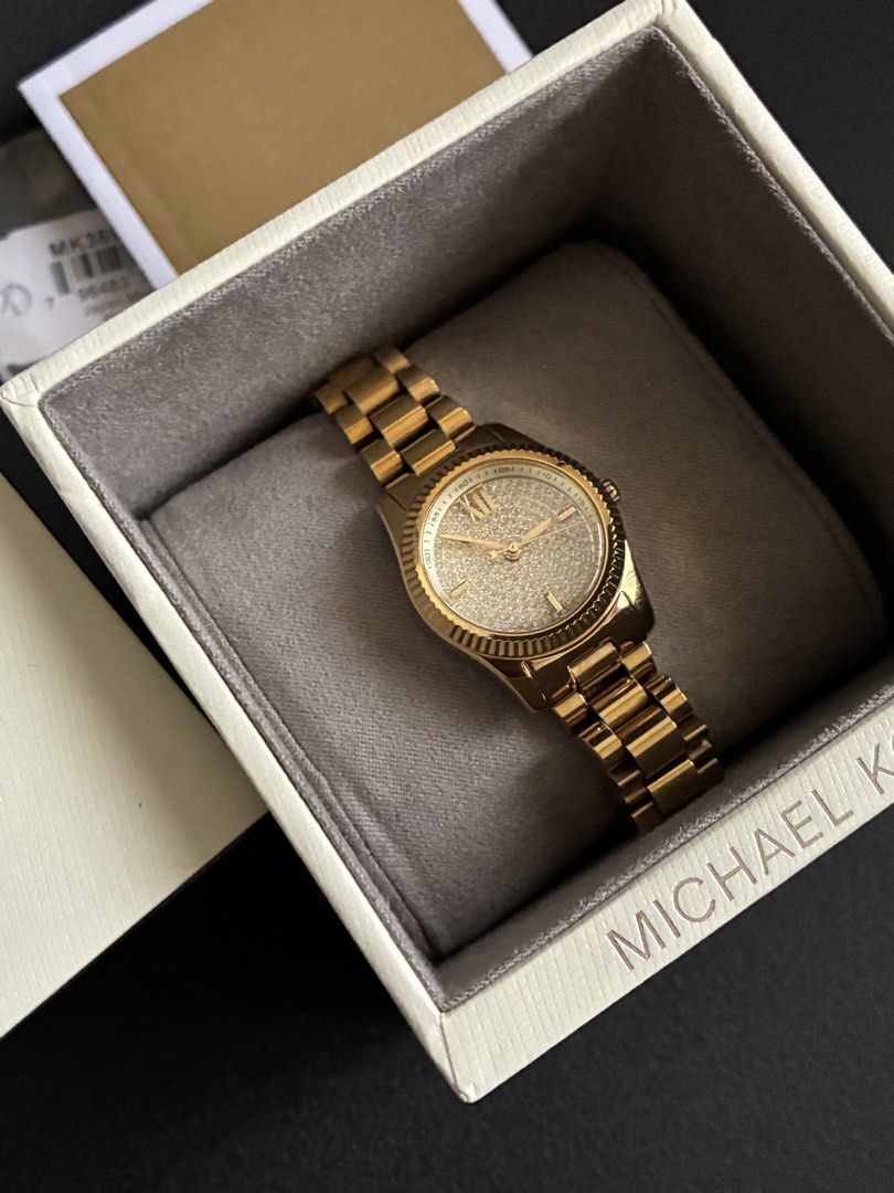 Michael Kors Gold Watch MK3691 (Category: Women's Watches) located in Quezon City. Submitted by yes7ha (Listing ID 1429027965, Image 3). Description: Specs: • Brand: MK3691 • Color: Gold • Material: Stainless steel / gold finish • Origin: Dubai • Type: Analog wristwatch • Fits standard wrist sizes Condition: • Barely used • Fully functional Inclusions: • Watch, Box, and Manual Other Details: • Original MK3691 • Sleek and classy design, suitable f