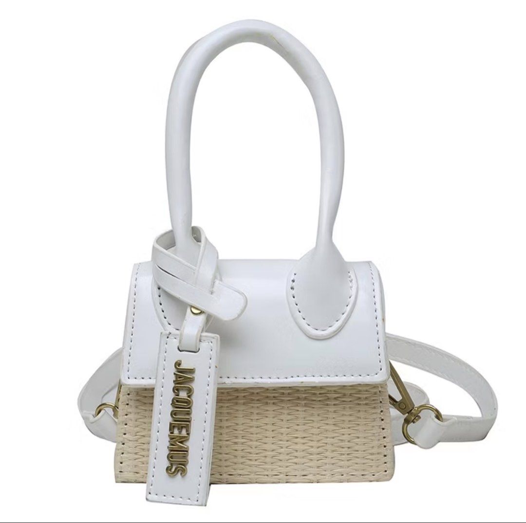 Mini Handbag with Woven Detail (Category: Luxury Bags & Wallets) located in Manila. Submitted by shopping.galore (Listing ID 1429012190, Image 1). Description: Authentic quality Jacquemus bag Feel free to send a DM for more pics/info! ✨.