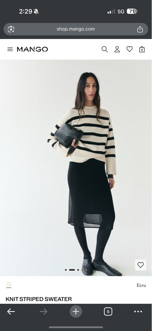 M@NGO Marina Sweater in Beige (Category: Coats, Jackets and Outerwear) located in Binalonan. Submitted by el0011 (Listing ID 1429041408, Image 3). Description: Used once. Medium.