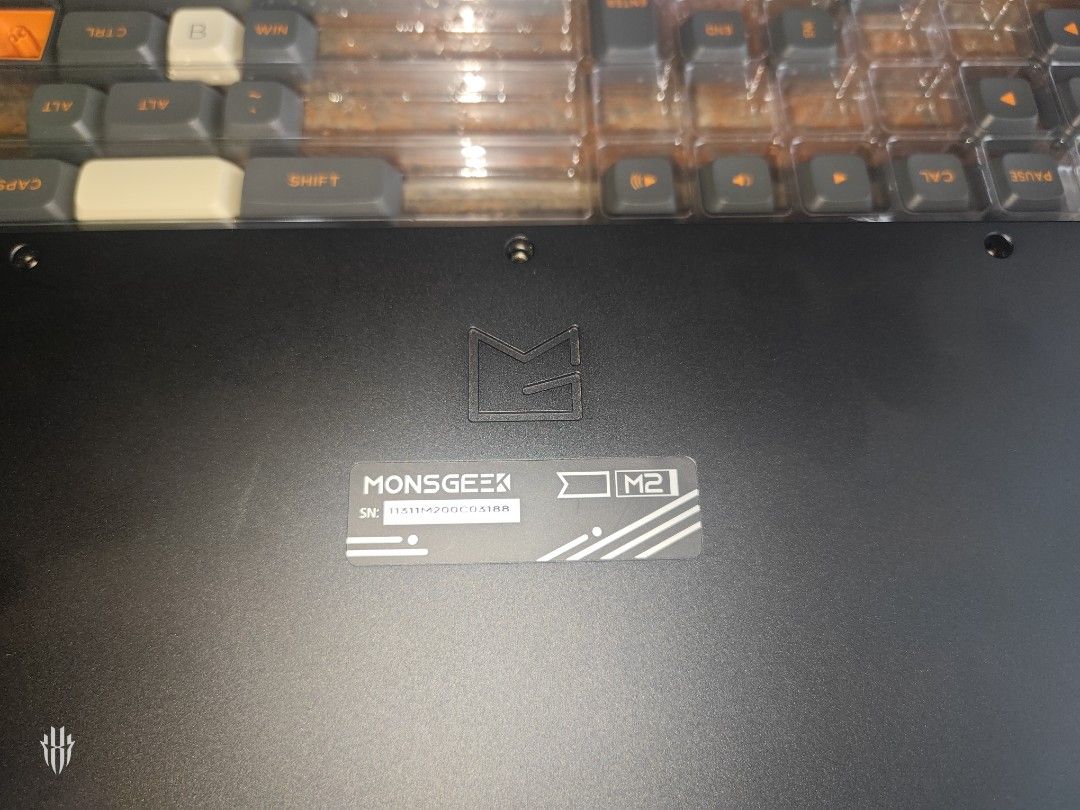 MONSGEEK M2 SET (Category: Computer Keyboard) located in Manila. Submitted by kristianharold (Listing ID 1429127614, Image 3). Description: MONSGEEK M2 QMK COLOR BLACK ANODIZED FULL CNC ALUMINUM BODY HOT SWAPPABLE RGB SOUTH FACING COMES WITH AKKO RETRO PBT KEYCAPS SET ASA LOW PROFILE 155PCS KEYS AKKO V3 PRO LAVENDER PURPLE SWITCHES SWITCH (SUPER THOCKY) AKKO STABILIZER (BLACK) FREEBIES CLEANING SET AND SWITCH LUBRICANT COMPLETE WITH BOX GAGAMITIN