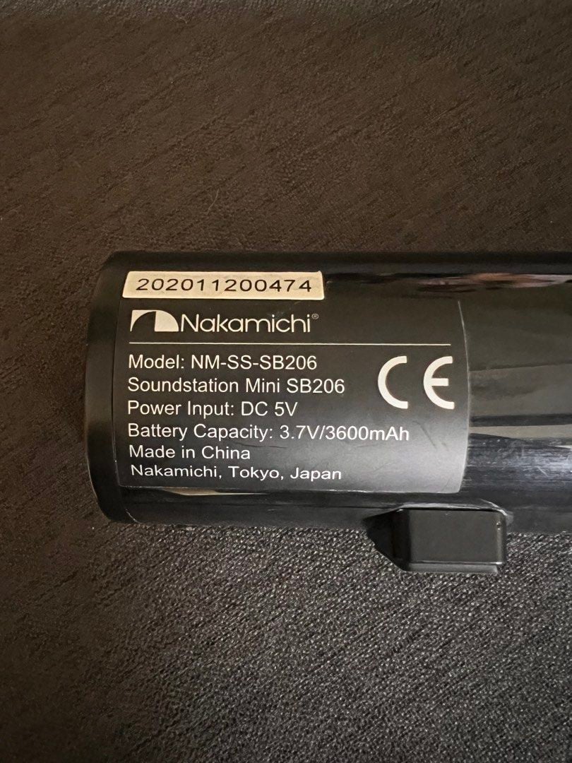 Nakamichi Soundstation Mini SB206 Soundbar, Audio, Soundbars, Speakers ...