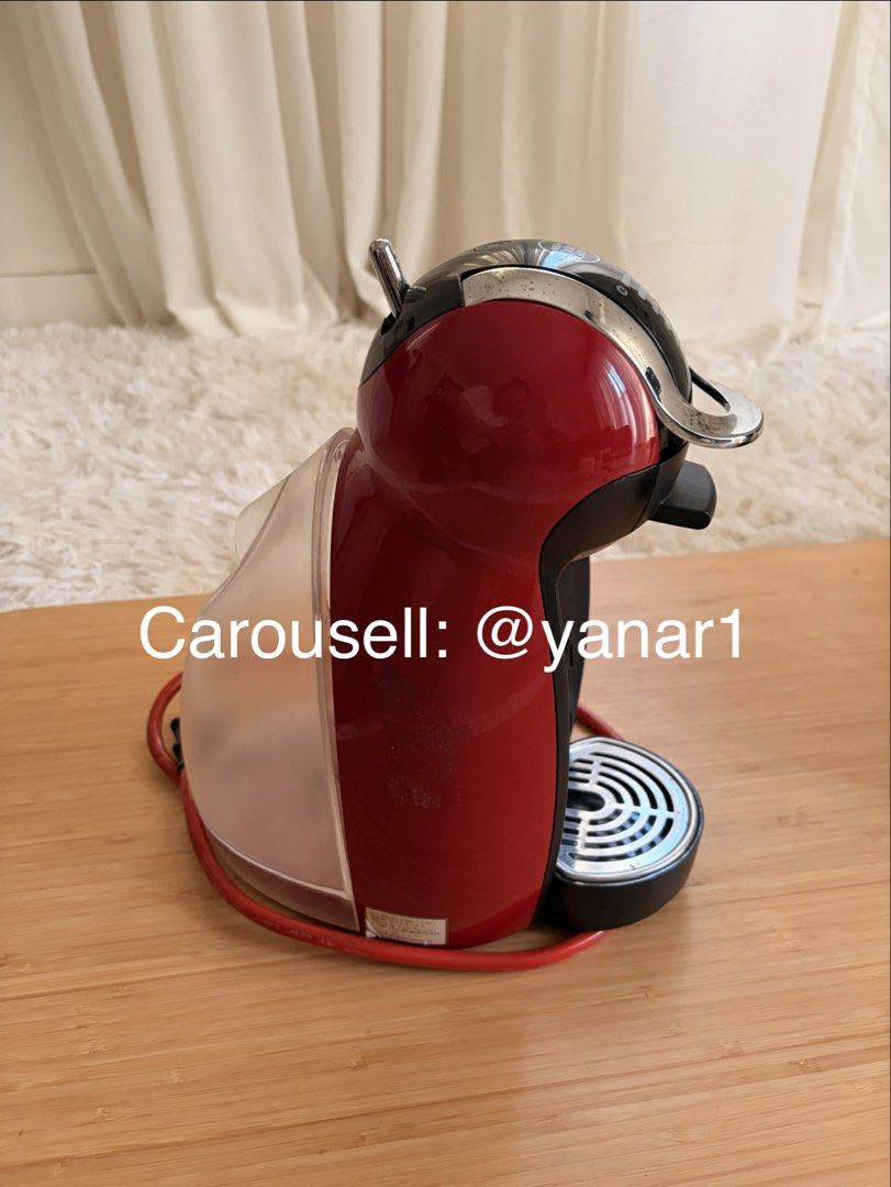 Nescafe Dolce Gusto Genio 2 Automatic Coffee Machine (100V) (Category: Coffee Machines & Makers) located in Paranaque City. Submitted by yanar1 (Listing ID 1429069361, Image 2). Description: Purchased from Amazon Japan 100V - needs stepdown transformer 1600Watts Well used (many visible flaws) Working fine Reason for selling: - my stepdown transformer broke down - seldom used (I have other espresso machine) Pickup at Arista Place, Paranaque.
