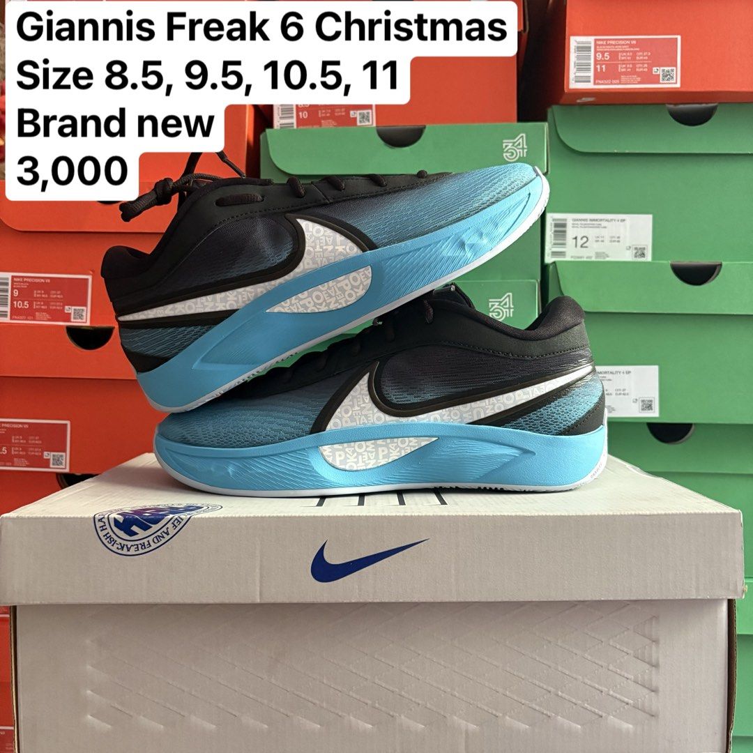 Nike Giannis Freak 6 Christmas (Category: Sneakers) located in Santa Rosa. Submitted by neycarait (Listing ID 1429019498, Image 1). Description: For sale Santa Rosa, Laguna loc DM me.