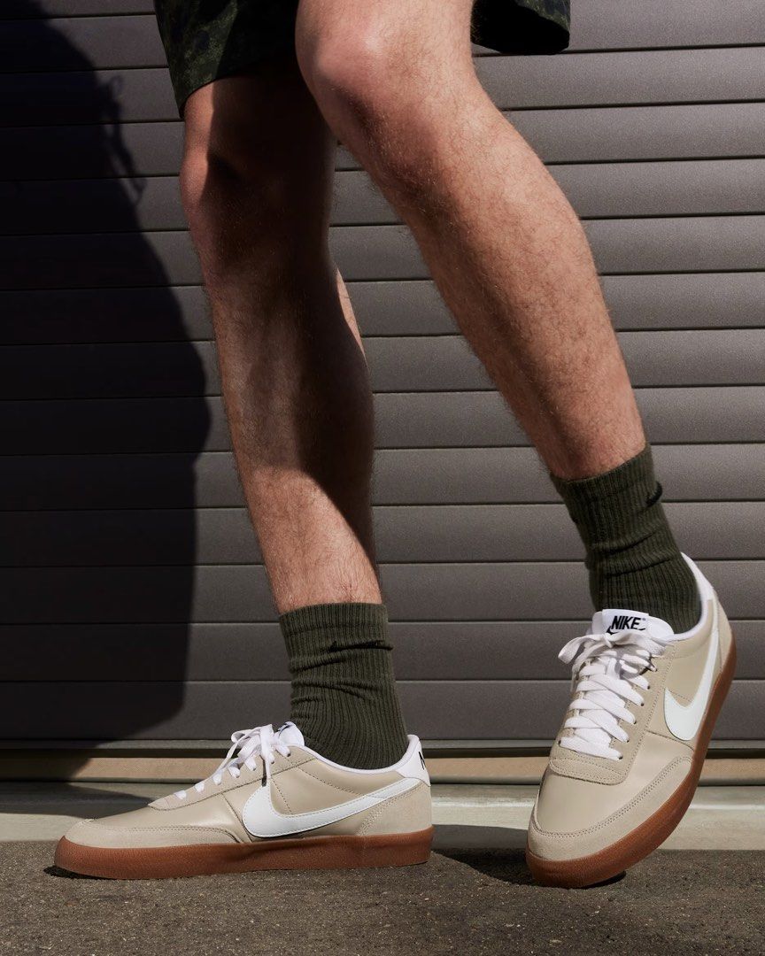 Nike Killshot 2 Leather (Category: Sneakers) located in Imus. Submitted by crisologoivan (Listing ID 1429081574, Image 1). Description: Nike Killshot 2 Leather - Color: Cream II/Black/Gum Medium Brown/White - Size 11US Mens - Condition: 8.5/10 - With minor flaw (see photos) - Needs cleaning - Used less than 8x .