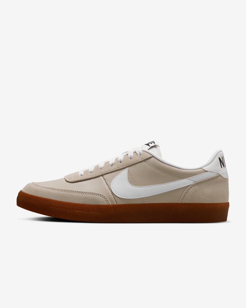 Nike Killshot 2 Leather (Category: Sneakers) located in Imus. Submitted by crisologoivan (Listing ID 1429081574, Image 2). Description: Nike Killshot 2 Leather - Color: Cream II/Black/Gum Medium Brown/White - Size 11US Mens - Condition: 8.5/10 - With minor flaw (see photos) - Needs cleaning - Used less than 8x .