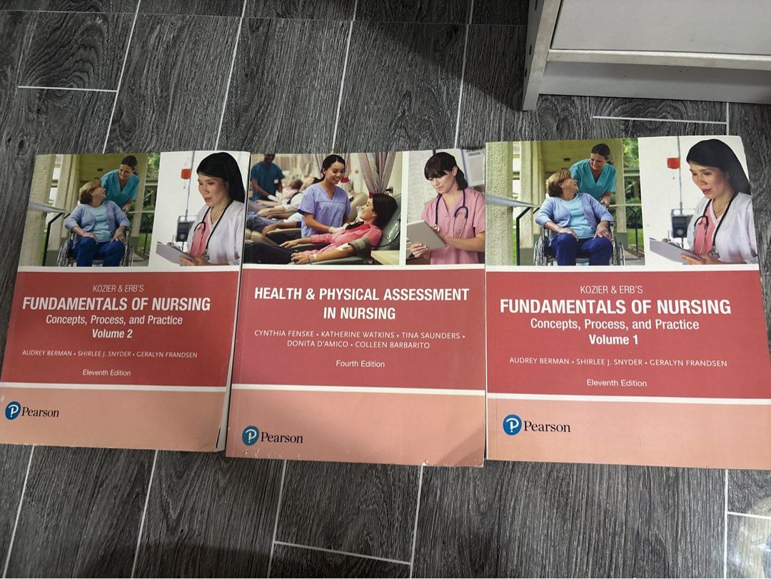 Nursing Books Bundle (Category: Textbooks) located in General Trias. Submitted by misousoup (Listing ID 1429139518, Image 2). Description: - Various nursing books - Some of these are completely new, others have a few highlighted pages. - I can sell them individually, just let me know which book you’re interested in - Bundle price: 4500 (negotiable) - RFS: need funds.