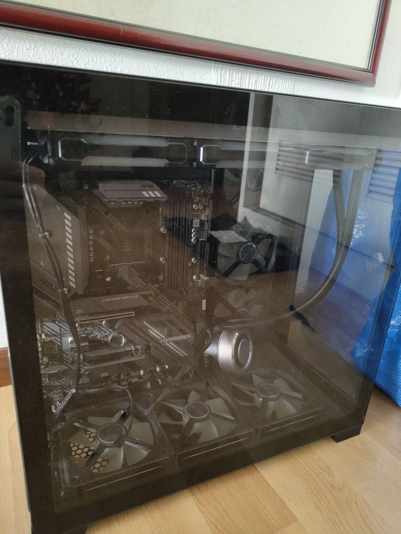 PC Case with AIO Water Cooling