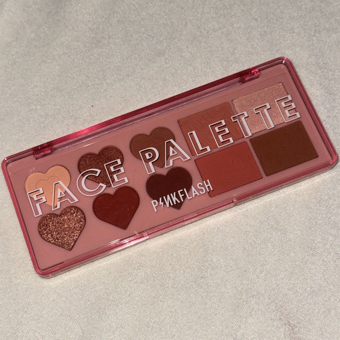 Pinkflash Multi Face Palette in 03 Caramel Toffee (Category: Makeup) located in Antipolo. Submitted by bingomama (Listing ID 1429064031, Image 1). Description: Pink Flash Swatched only, not my shade Multi face palette; has eyeshadow, blush, contour, and highlight! In variant 03 Caramel Toffee Delivery via lalamove or J&T Meet ups in SM Masinag or near the area.