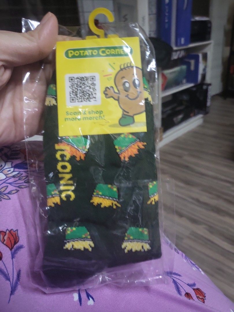 Potato Corner Socks (Category: Socks) located in Caloocan City. Submitted by lynette1977 (Listing ID 1429016789, Image 2). Description: iconic socks. discontinued hard to find.