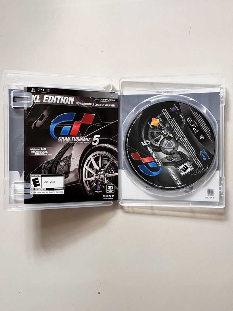 [RUSH] Gran Turismo 5 XL Edition - PS3 (CIB) (Category: PlayStation) located in Manila. Submitted by declutter_pogii (Listing ID 1429073952, Image 3). Description: Game: Gran Turismo 5 XL Edition Condition: CIB (Complete in Box). Includes the original case, XL Edition manual/voucher, and the game disc. The XL Edition includes extra bonus cars and tracks. Disc is very clean and works perfectly. Great for car lovers! 📍 Meetups: SM Fairview 📦 Ship
