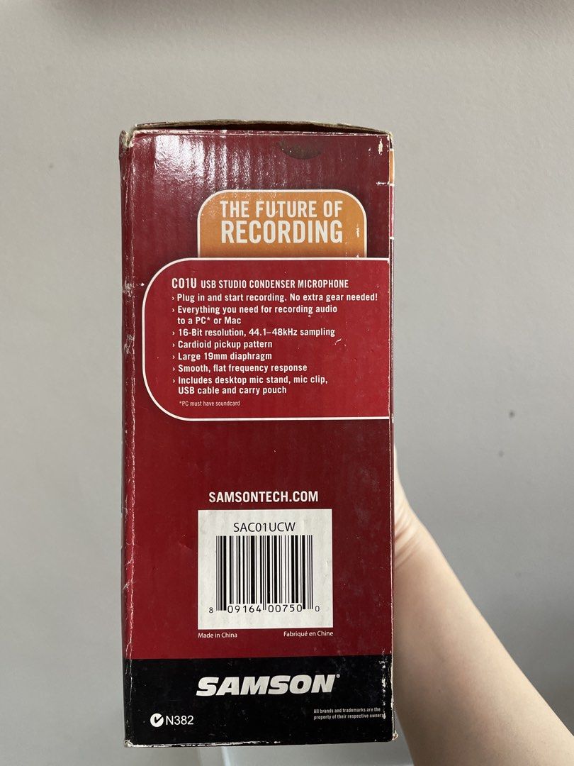 Samson C01U USB Studio Condenser Microphone414176194667499524