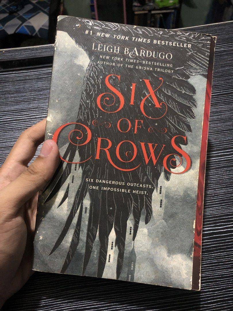 Six of Crows by Leigh Bardugo (Category: Storybooks) located in Marikina City. Submitted by windows07 (Listing ID 1429147292, Image 1). Description: see pics for condition :)) rfs: clearing up space for my bookshelf can do meetup/sdd via lalamove meetup: 📍up diliman 📍lrt 2 katip/cubao/marikina 📍sta lucia/rob metro east 📍ayala feliz 📍gateway cubao.