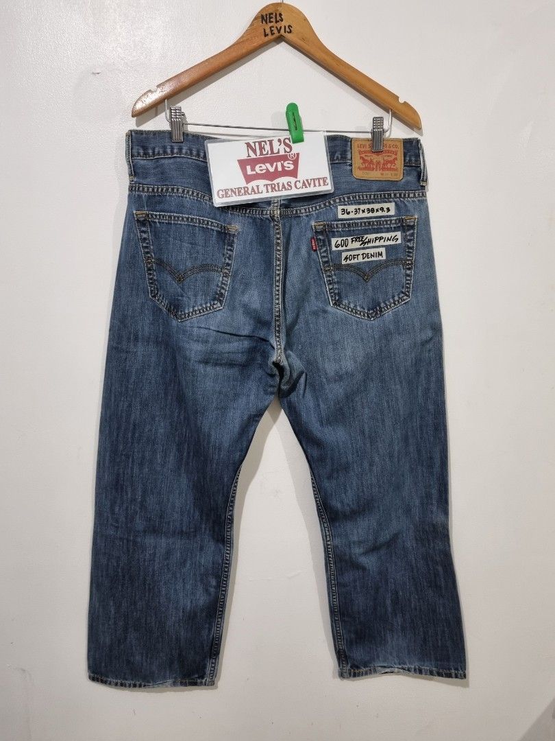 (size 36-37) MEN's Levis 569 Jeans (Category: Jeans) located in Cavite. Submitted by neltingson11 (Listing ID 1429146238, Image 2). Description: (size 36-37) MEN's Levis 569 Jeans Price: 600 FREE SHIPPING via J&T MOP: Gcash Willing to Video Call for Safety purposes.