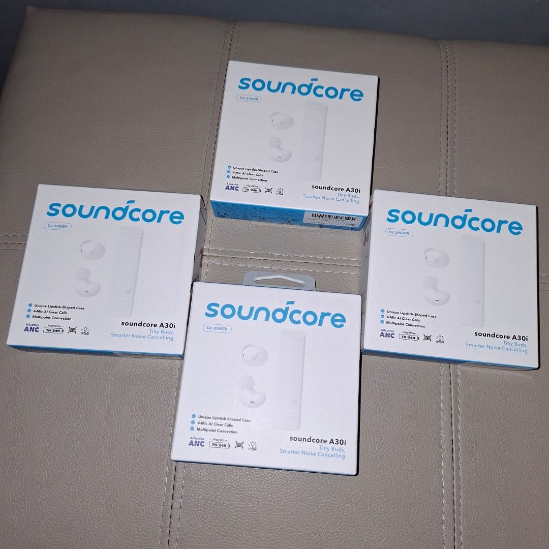 Soundcore A30i Earbuds nc (Category: Earphones) located in Manila. Submitted by mr.fast (Listing ID 1429011118, Image 2). Description: This is available as long as this is posted/visible listing. You may message me with the answer to the following questions once you are fully decided to purchase, should you need further thinking and canvassing you may just save the listing for future reference. 1. Will you be personally picking it up or shipping 