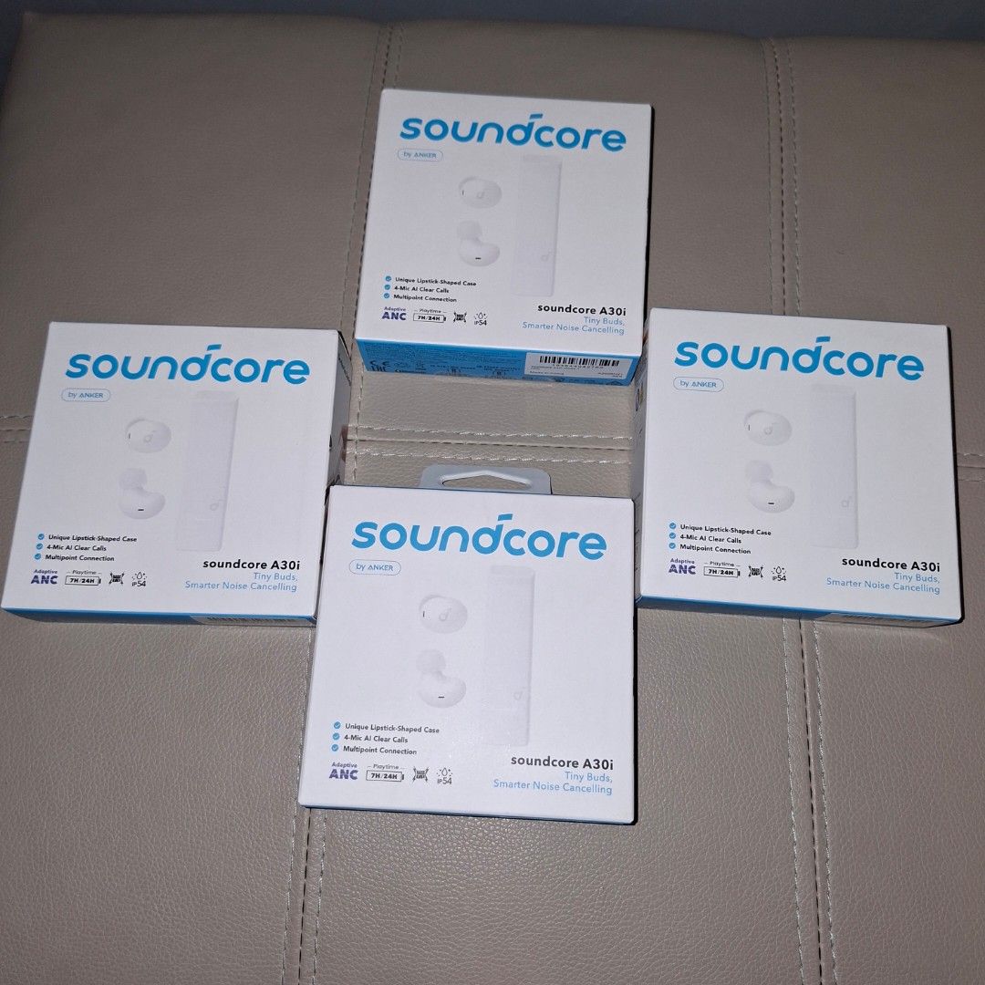 Soundcore A30i Earbuds nc (Category: Earphones) located in Manila. Submitted by mr.fast (Listing ID 1429011118, Image 3). Description: This is available as long as this is posted/visible listing. You may message me with the answer to the following questions once you are fully decided to purchase, should you need further thinking and canvassing you may just save the listing for future reference. 1. Will you be personally picking it up or shipping 