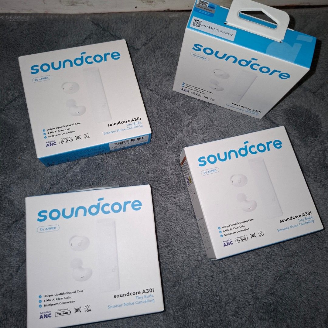 Soundcore A30i True Wireless Earbuds (Category: Earphones) located in Manila. Submitted by mr.fast (Listing ID 1429011073, Image 2). Description: This is available as long as this is posted/visible listing. You may message me with the answer to the following questions once you are fully decided to purchase, should you need further thinking and canvassing you may just save the listing for future reference. 1. Will you be personally picking it up o