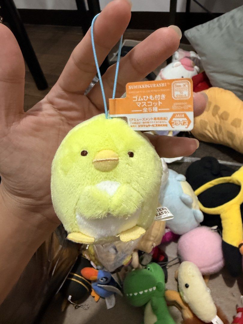 Sumikko Gurashi Penguin Plush Charm Keychain (Category: Plushies & Soft Toys) located in Manila. Submitted by cookiecreammm (Listing ID 1429160741, Image 1). Description: .